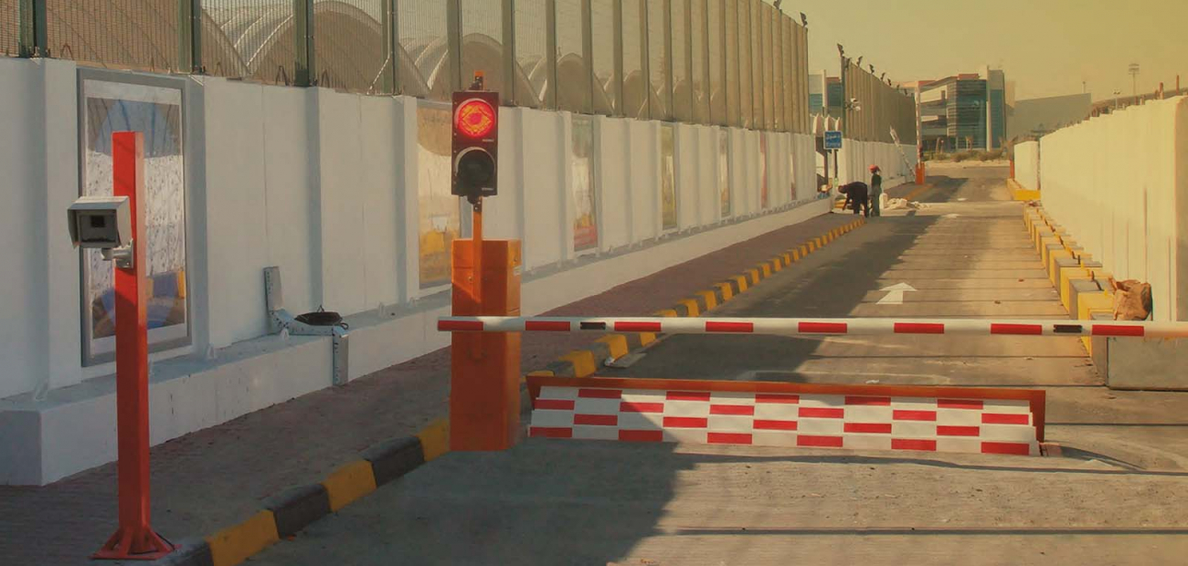 Access Control wedge and barrier gate