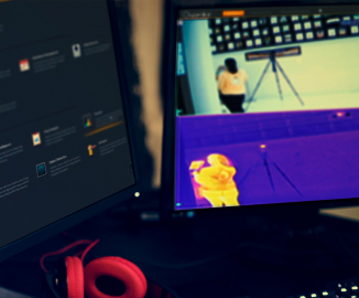 GSAS thermal camera on screen